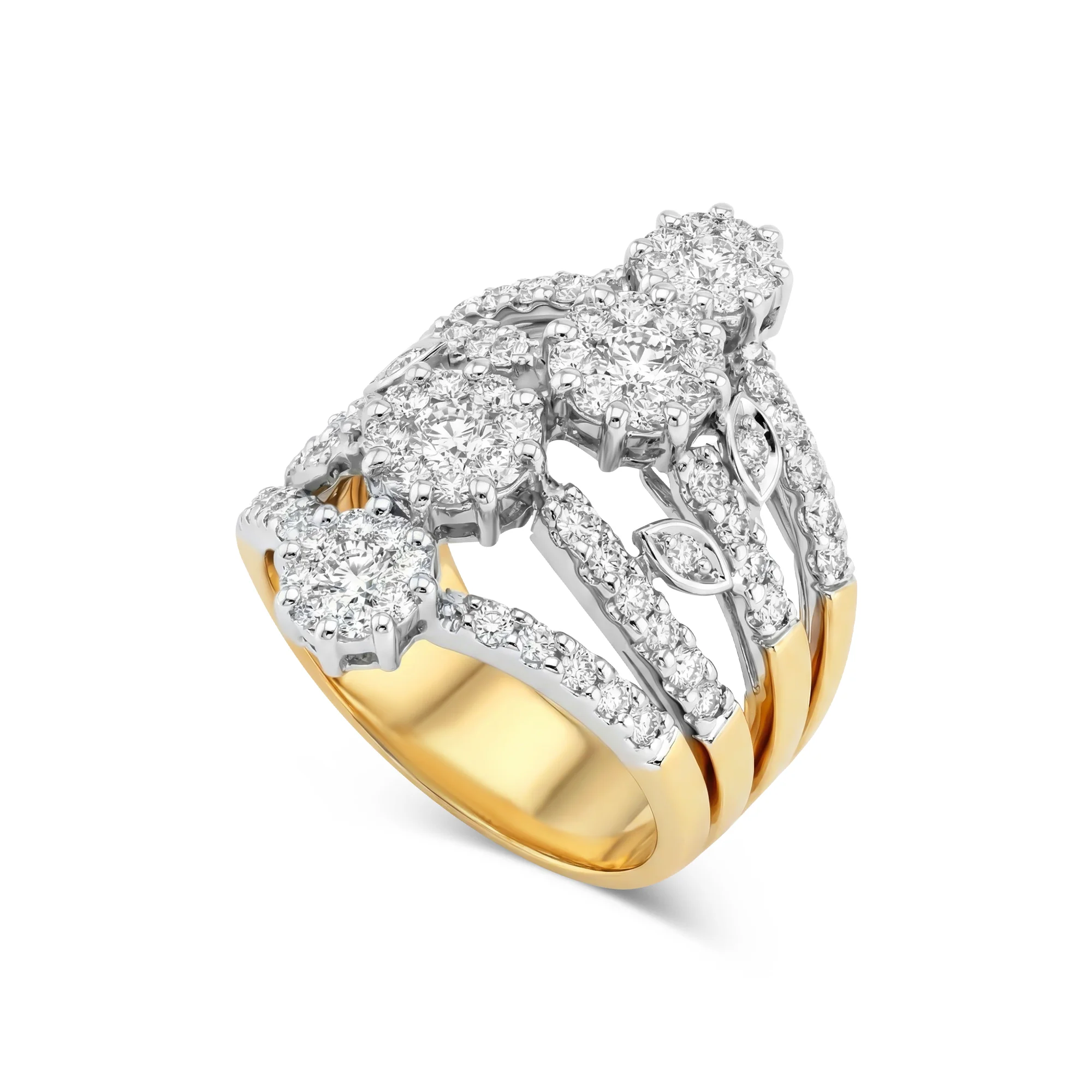 PP RG00265%201 Cocktail Ring in 21K Gold
