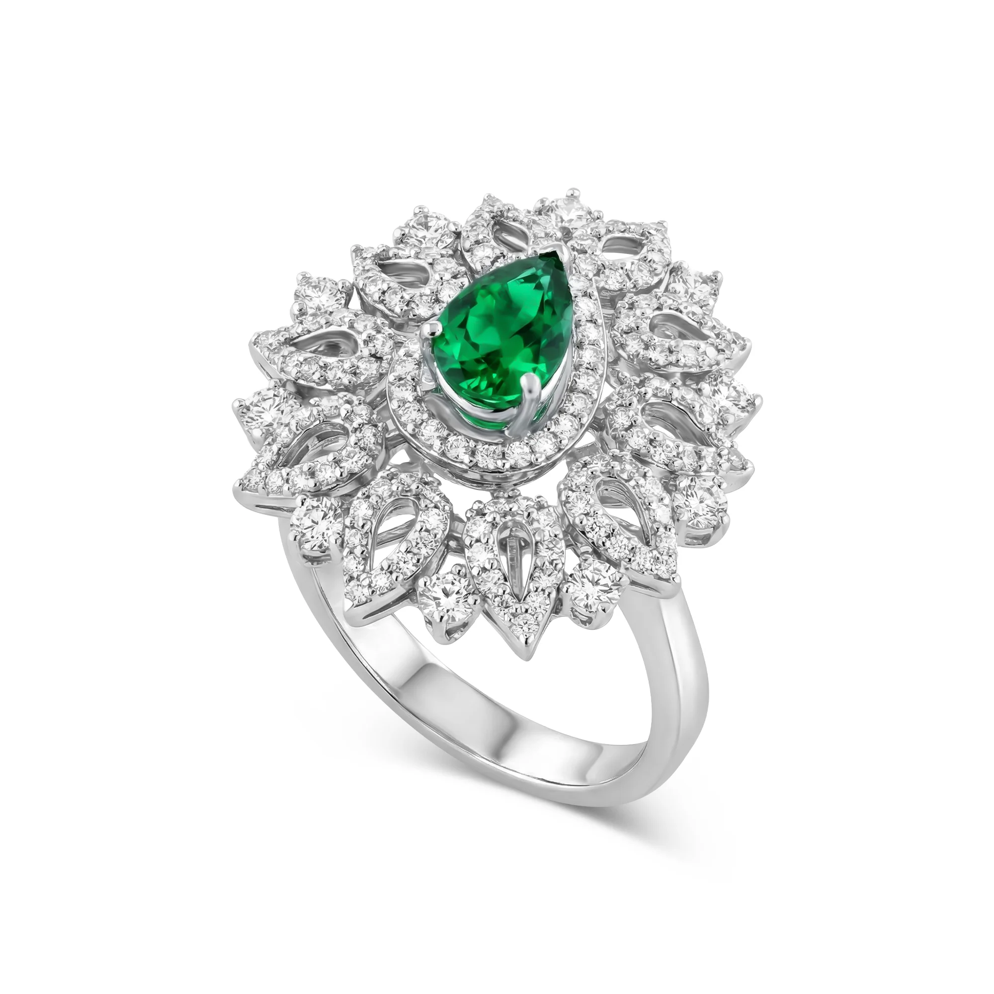 PP RG00963%201 Halo Ring in 18K Gold