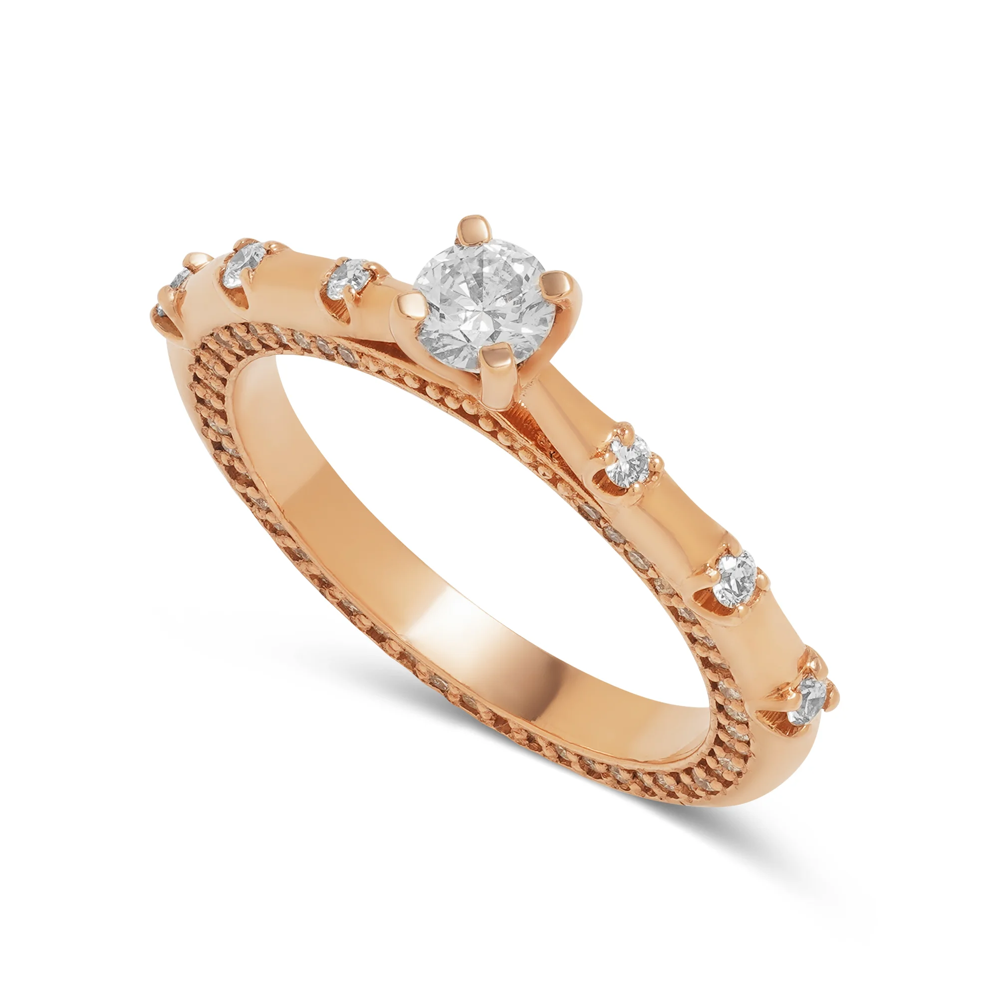 PP RG03239%201 Ring in 18K Gold with 0.27 Carat Diamonds