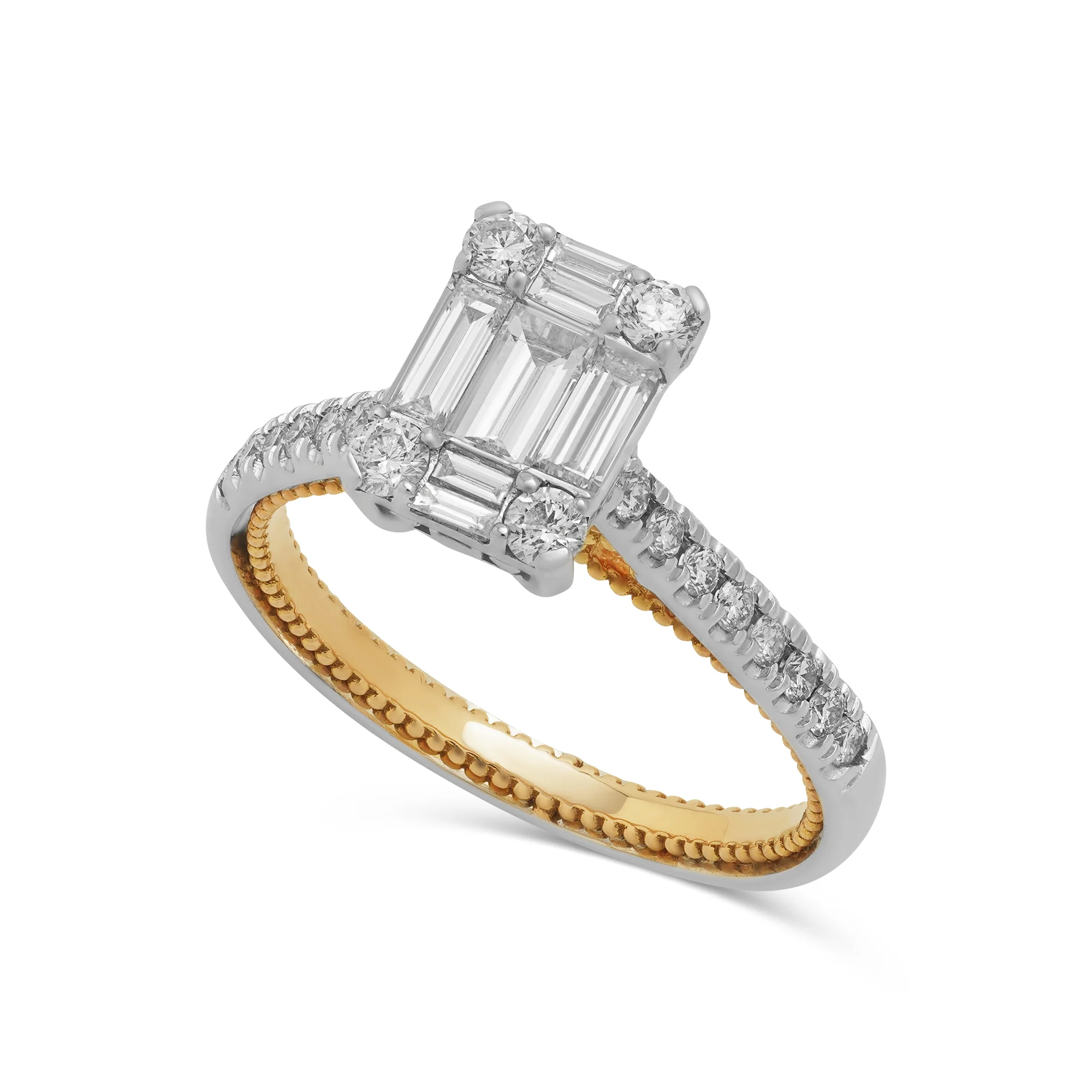 PP RG03390%201 Halo Ring in 18K Gold
