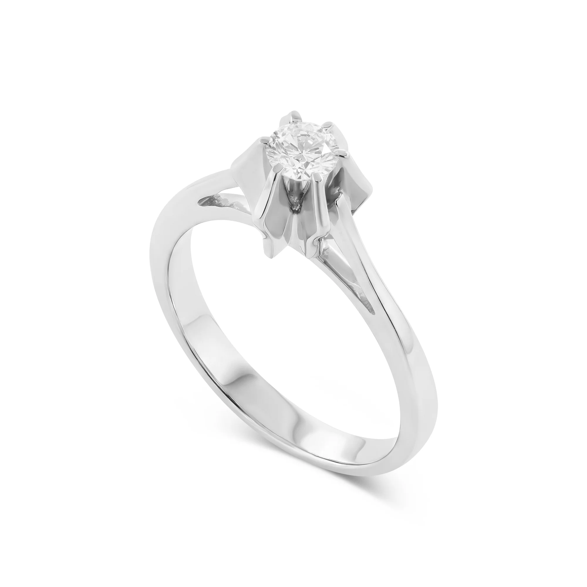 PP RG04380%201 Solitaire Ring in 18K Gold