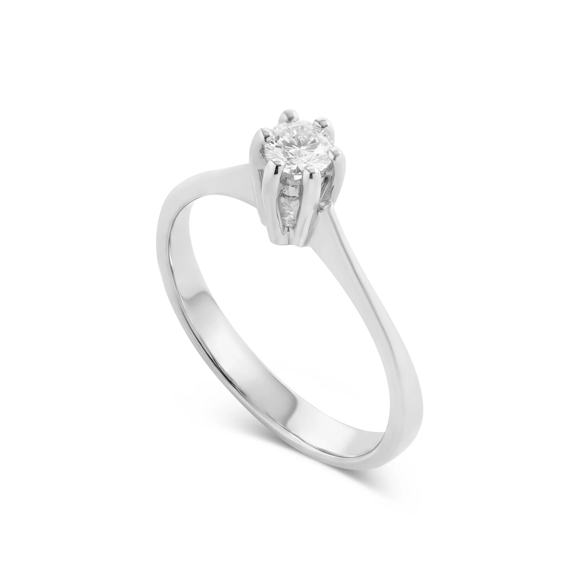 PP RG04382%201 Solitaire Ring in 18K Gold