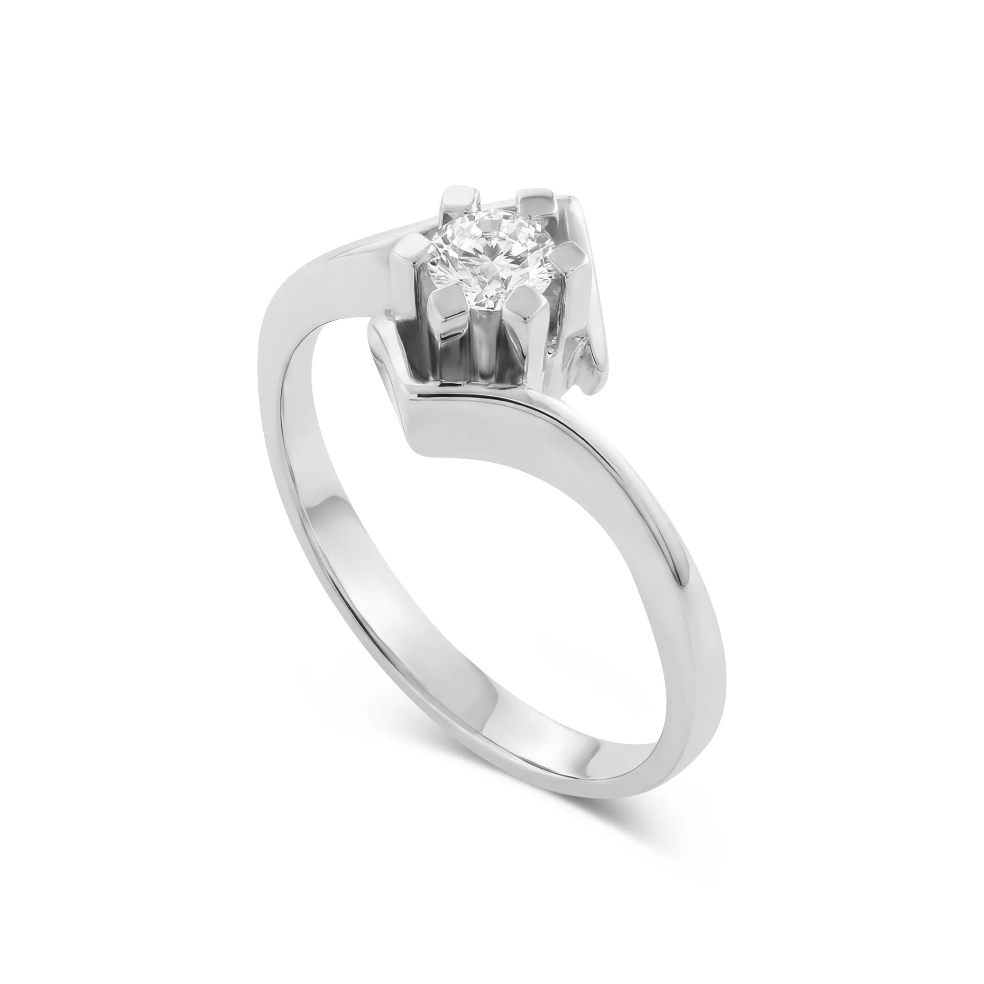 PP RG04388%201 Solitaire Ring in 18K Gold
