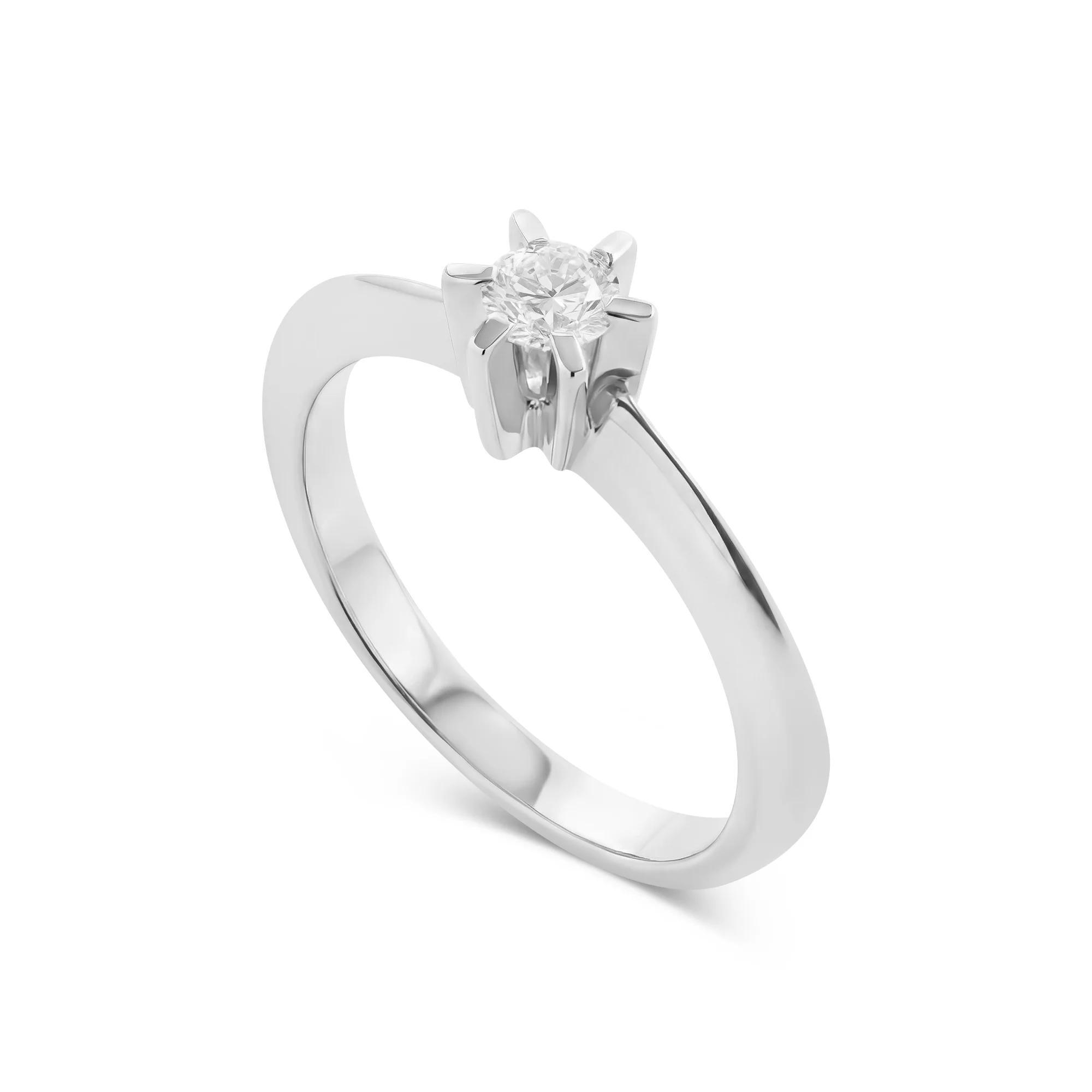 PP RG04391%201 Solitaire Ring in 18K Gold