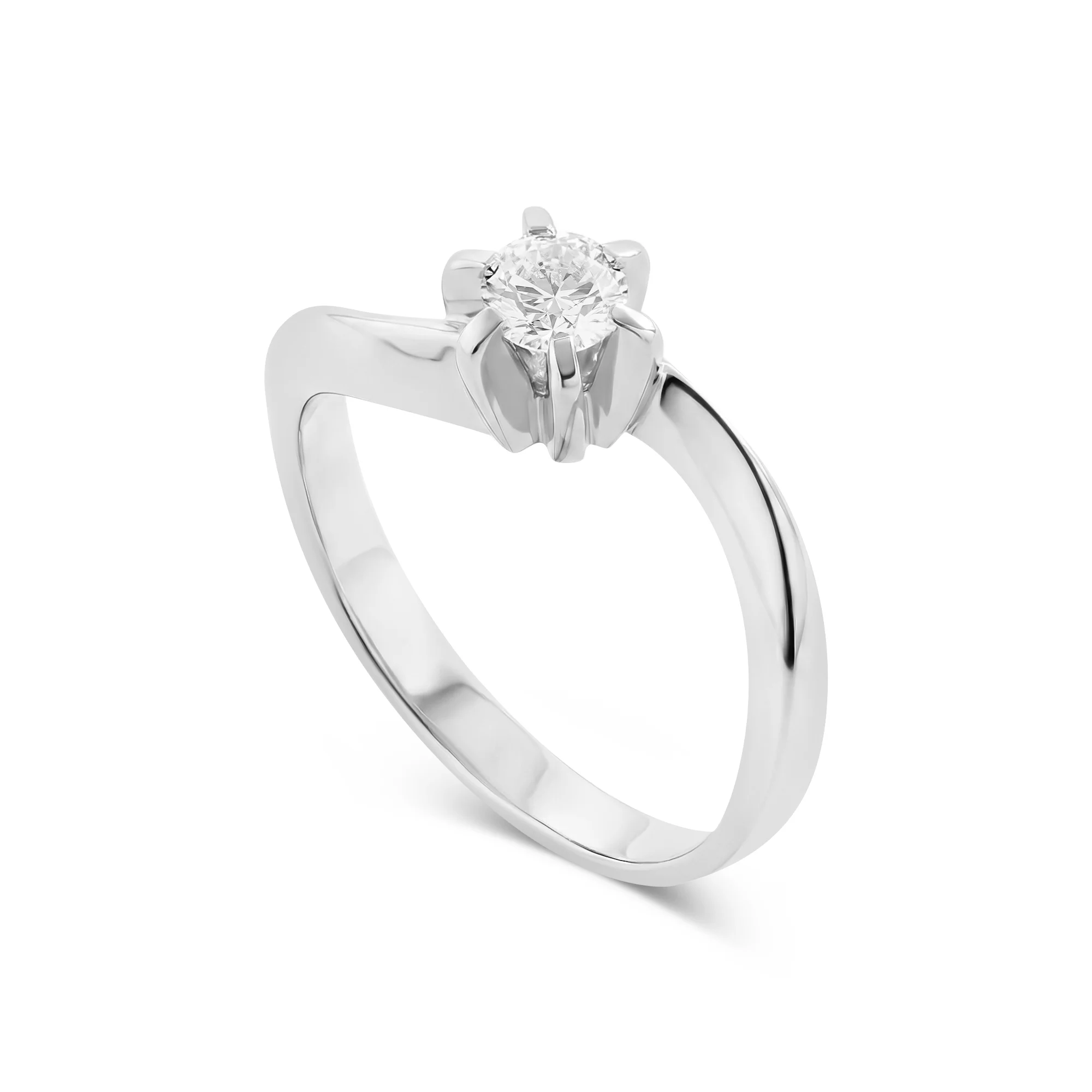 PP RG04392%201 Solitaire Ring in 18K Gold