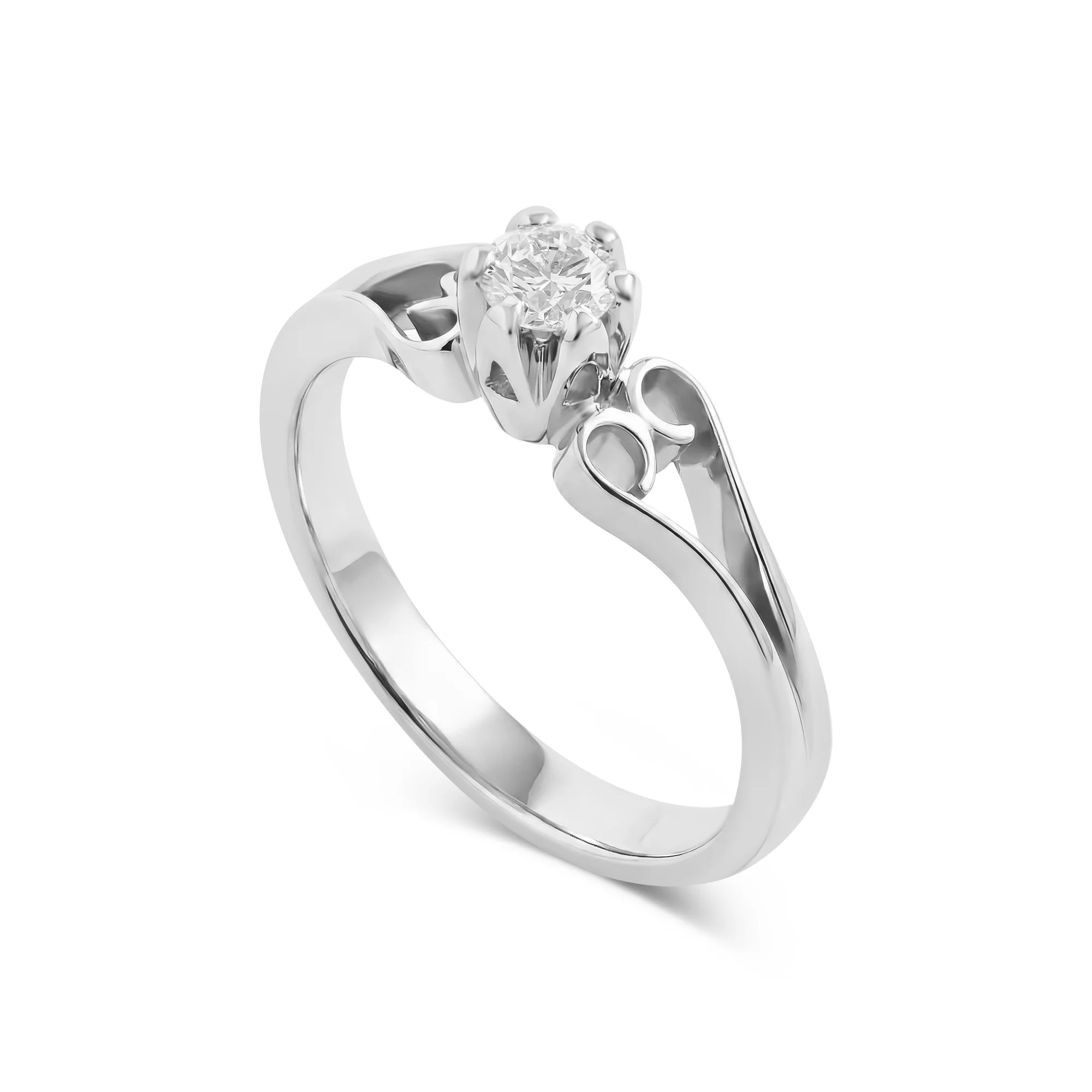 PP RG04429%201 Solitaire Ring in 18K Gold